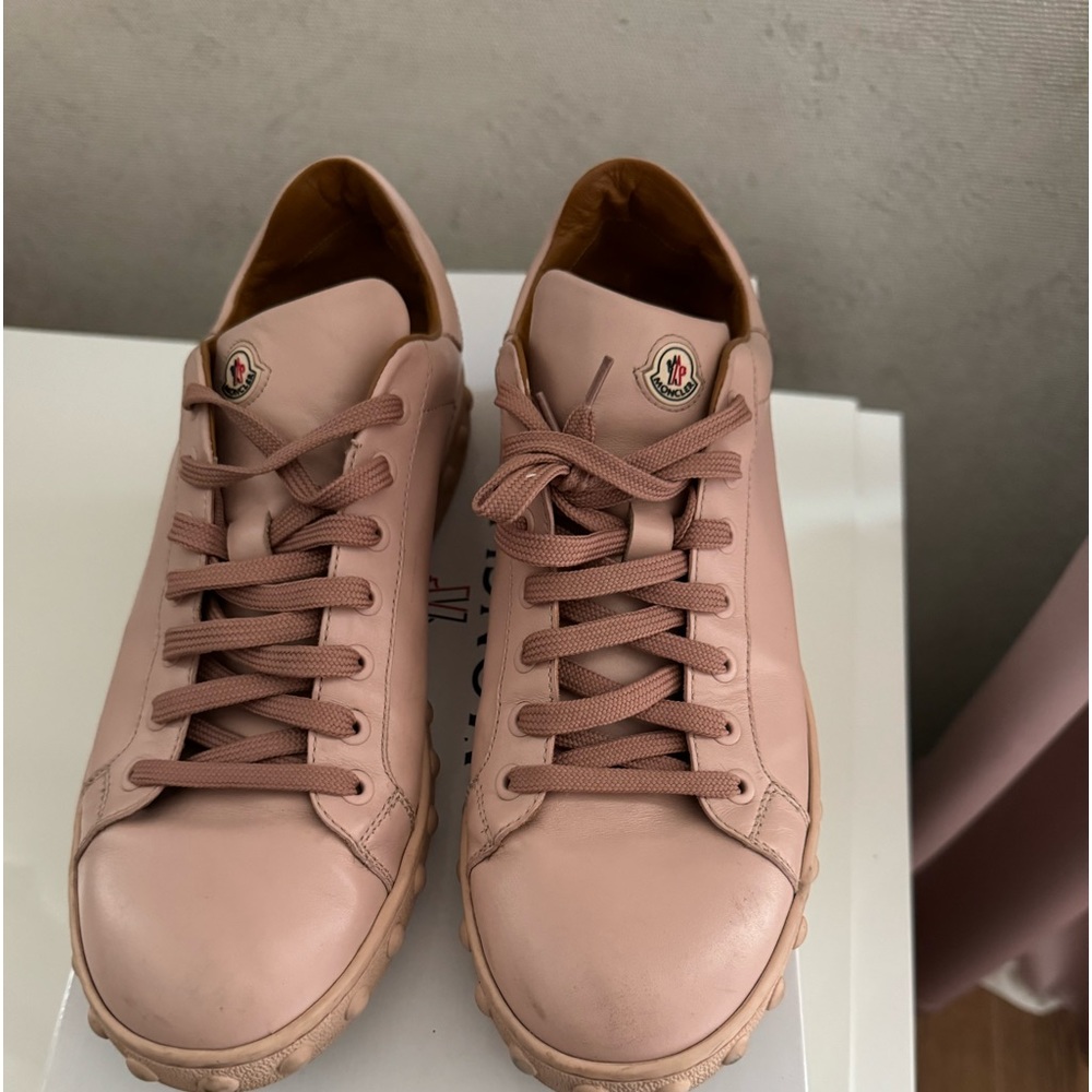 Moncler leather sneakers